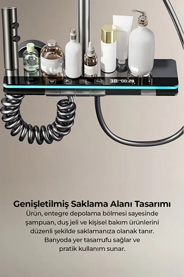 yeni nesil Led göstergeli tuşlu dijital duş sistemi